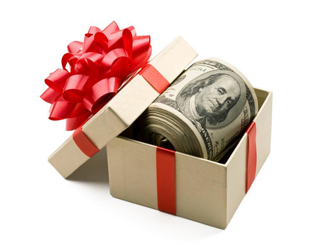 Gift Box with Money Inside