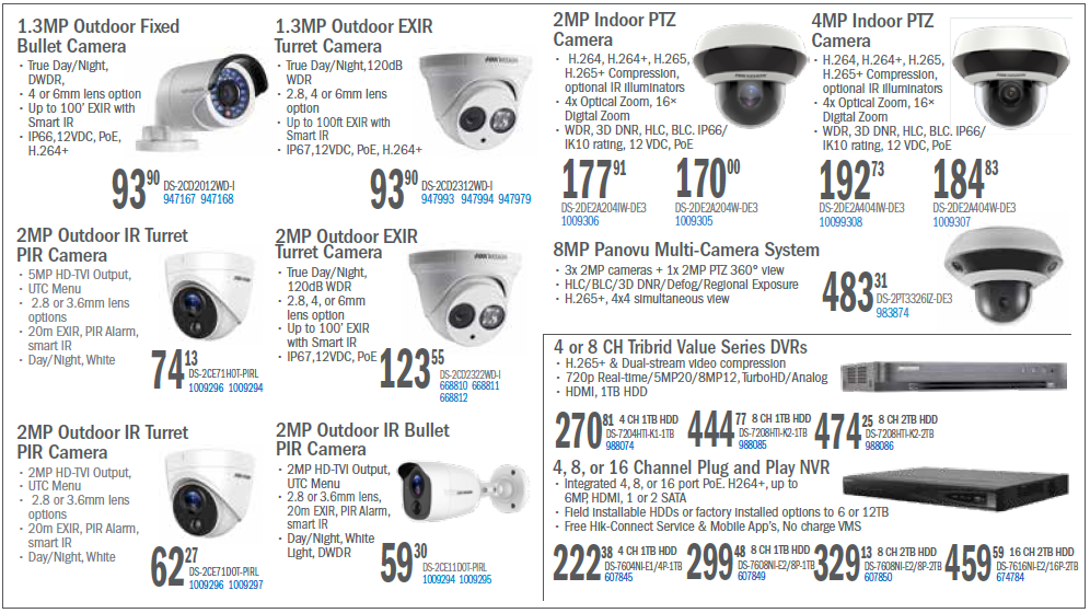 November Monthly Flyer Items