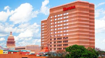 Front Exterior of Austin Sheraton Hotel