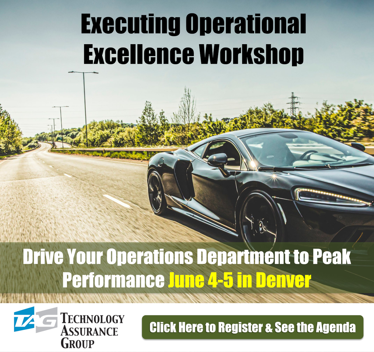 Executing Operational Excellence Workshop - June 4-5 Denver 2026