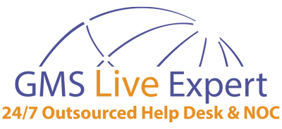 GMS Live Expert 24/7 Outsourced Help Deks & NOC Logo
