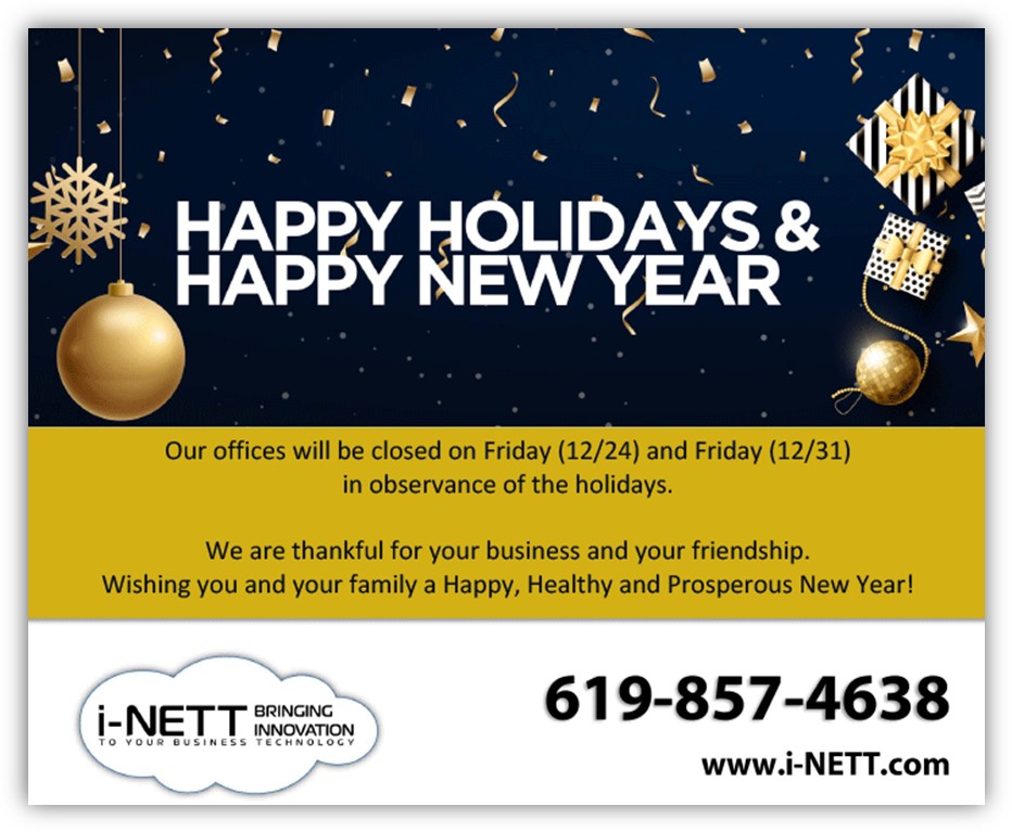 Happy Holidays TAG Ad #1