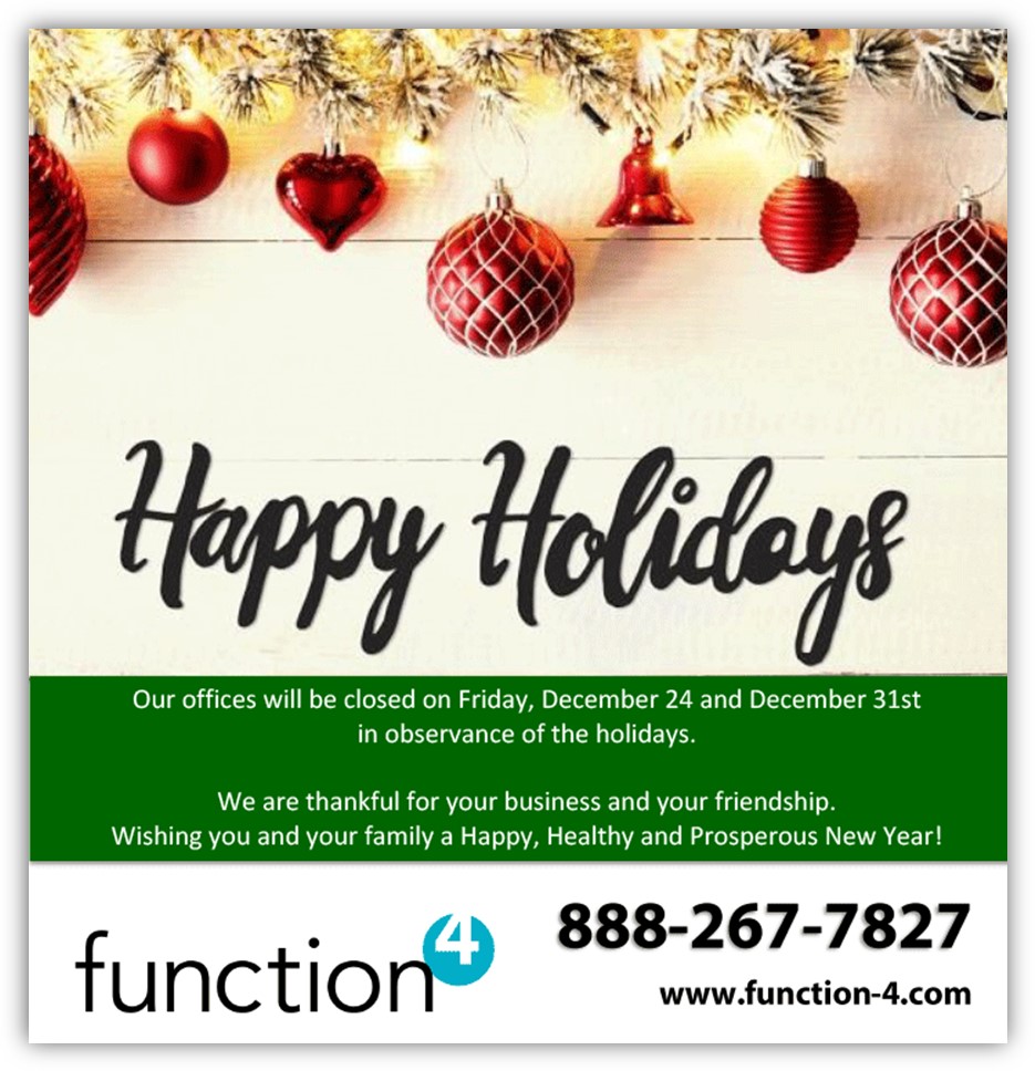 Happy Holidays TAG Ad #2