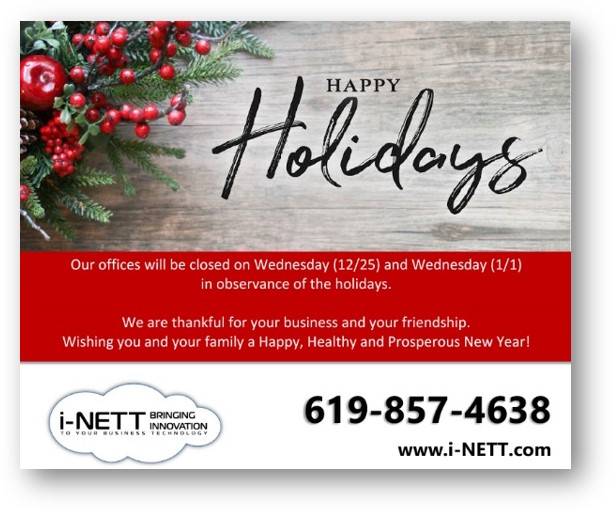 Holiday Office Hours Emails