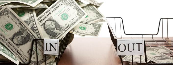 Cash in and out