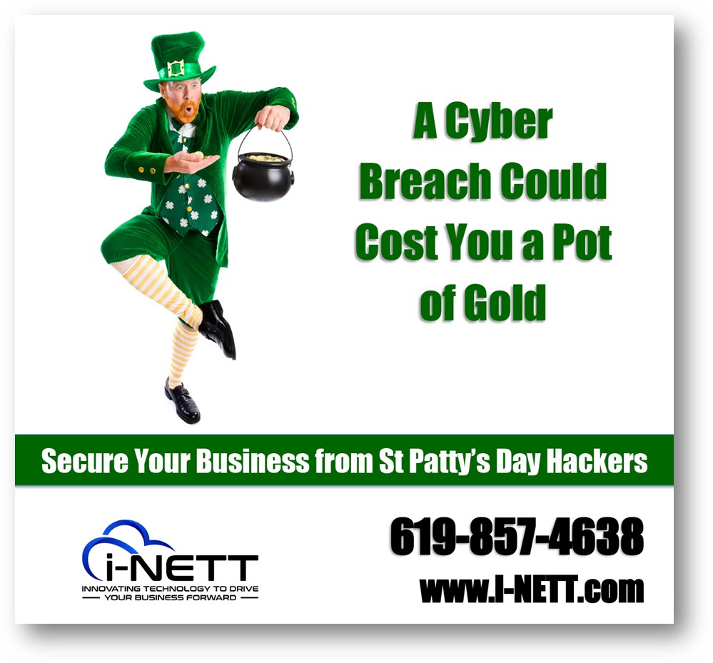 Cybersecurity St Patrick’s Day Ads Available