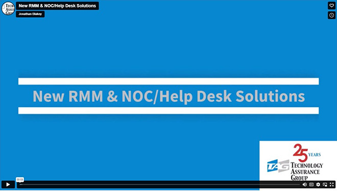 New RMM & NOC/Help Desk Solutions Video Still