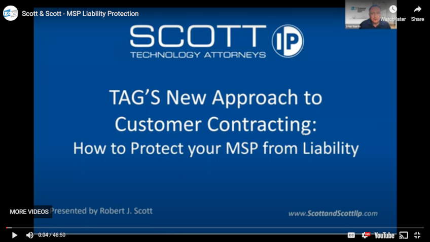 Scott & Scott - MSP Liability Protection YouTube Video Preview