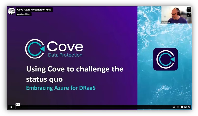 Cove Data Protection's Utilizing Cove Data Protection to Challenge the Status Quo Video