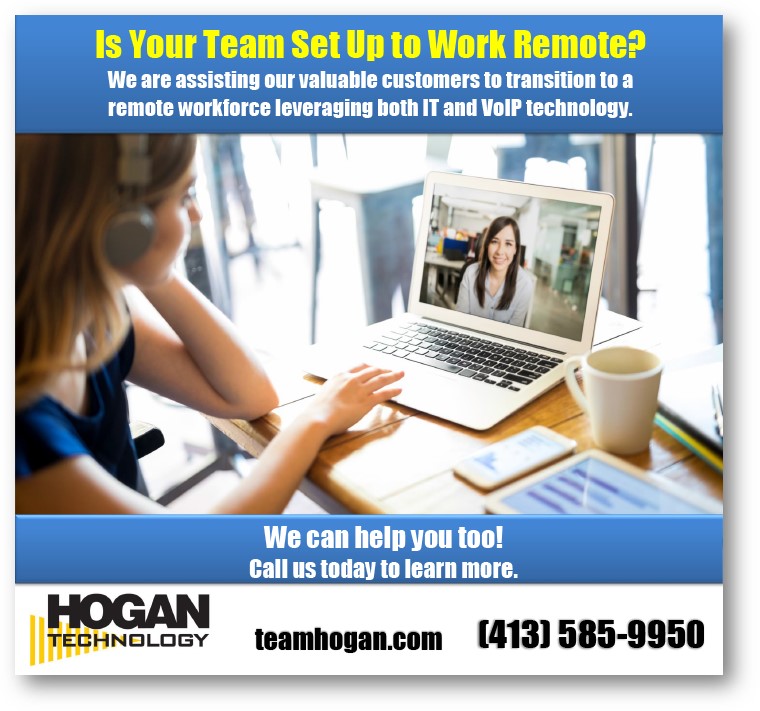 TAG Internal Email Marketing - Remote Workforce campaign flyer Ad