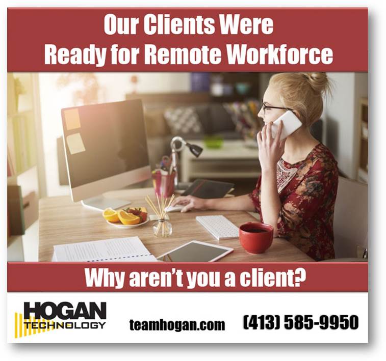 TAG Internal Email Marketing - Remote Workforce campaign flyer Ad