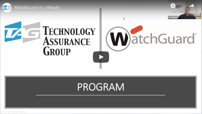 WatchGuard vs. Ubiquiti YouTube Video Preview