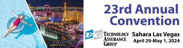 23rd Annual TAG Convention, April 7-9, 2024, Sahara Las, Vegas