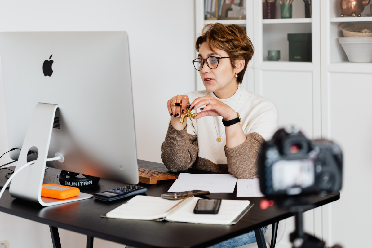 Women working on computer
