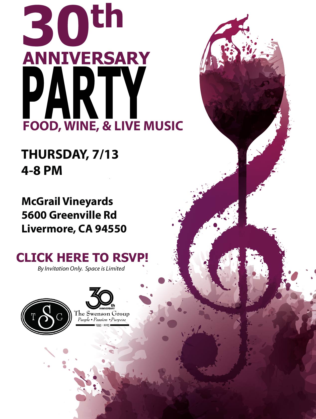 30th Anniversary Event